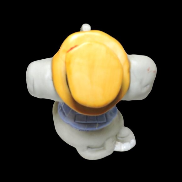 Pair Of Ceramic Figures With Cameras Man Elephant Home Decor Whimsical Maine - Picture 10 of 11